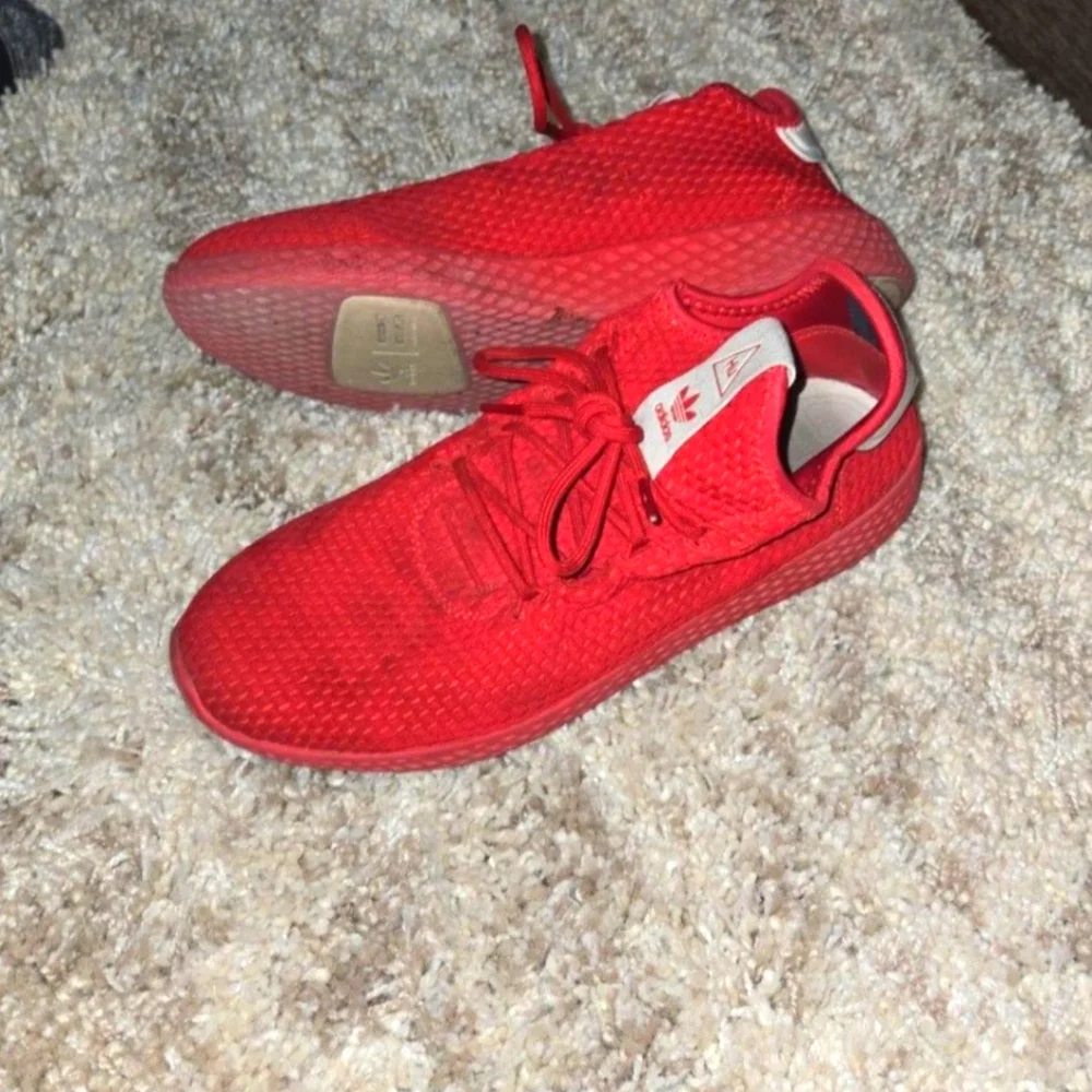 Adidas Men's Bold Red Sneakers Pharell Willisms Size Size 9